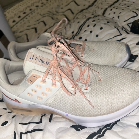 Nike Women's Air Max white and beige sneakers - Picture 4 of 6